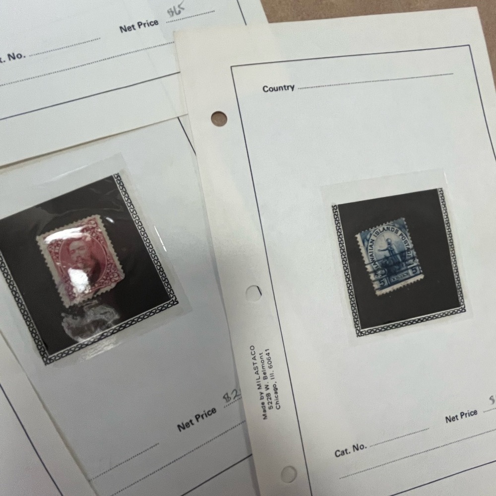 Vintage Hawaii Postage Stamp Lot Collectible - Picture 7 of 7
